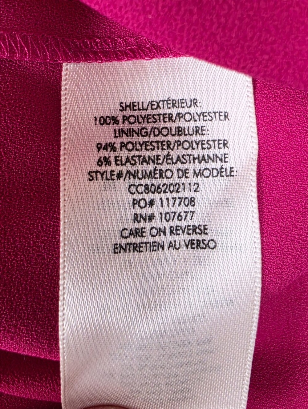 NWT. ALICE & OLIVIA Dylan High Rise Pant In Raspberry - Picture 11 of 12